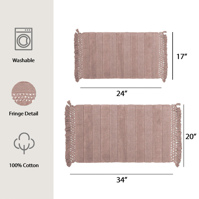 Color Connection 2-Piece Bath Mat Set