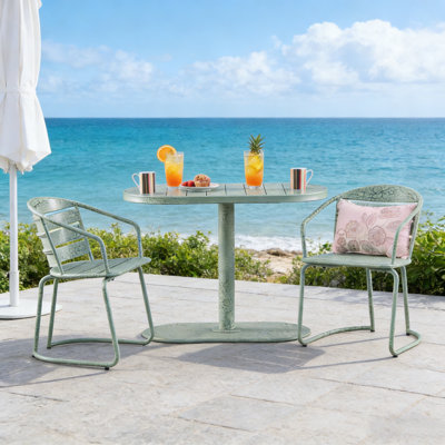 3 Piece Outdoor Furniture Patio Bistro Set