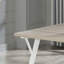 Ensemble de salle à manger en bois naturel 7 pièces, table de salle à manger avec 6 chaises Windsor élégantes