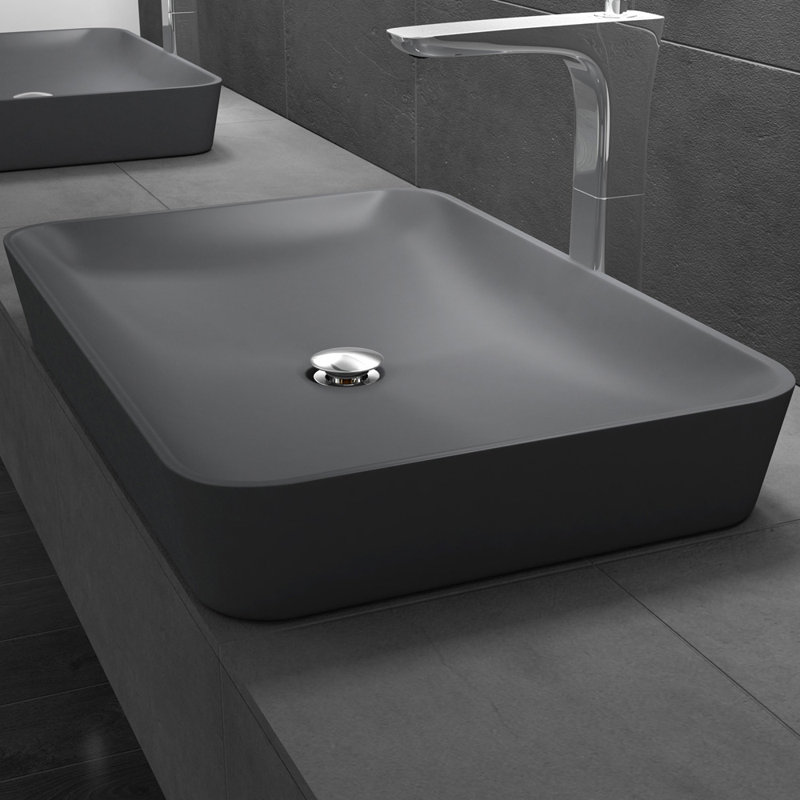 Durovin Bathrooms 400mm L x 600mm W Natural Engineered Stone Rectangular Sink