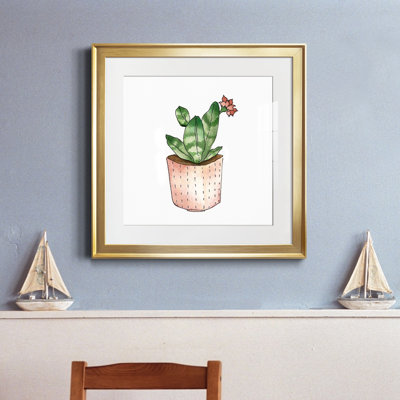 Boho Greenery IV - peinture encadrée
