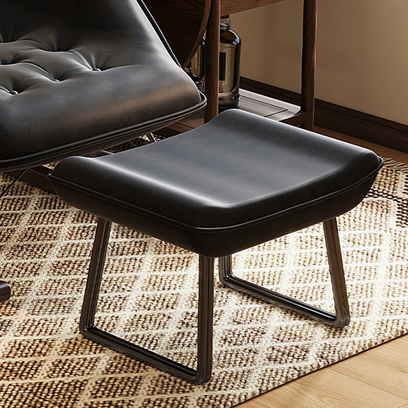 Chaise berçante luxueuse en bois massif clair