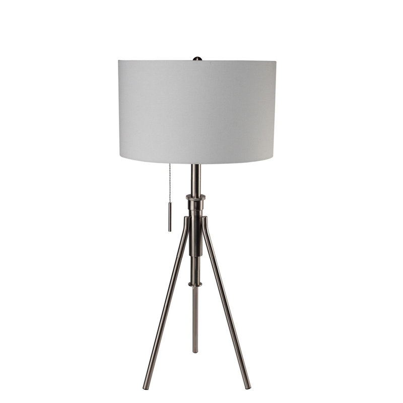 Lampe de table trépied réglable, Blanc doux