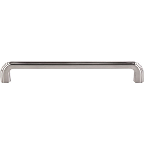Victoria Falls Bar Pull, Brushed Satin Nickel, 8" Center to Center