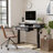 Euri Height Adjustable Standing Desk with Drawers-1032051370-1032051371