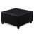 Black Faux Leather With Build And Storage Capacity Construction