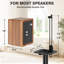 Speaker Stands Floor Pair Height Adjustable 82.4-109cm,  Holds Satellite & Small Bookshelf Speakers Up To 5kgs