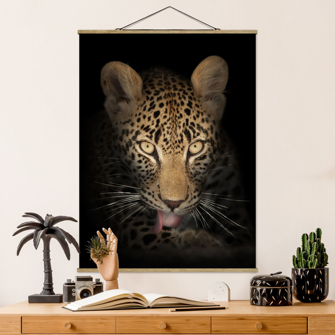 Fotodruck Ruhender Leopard