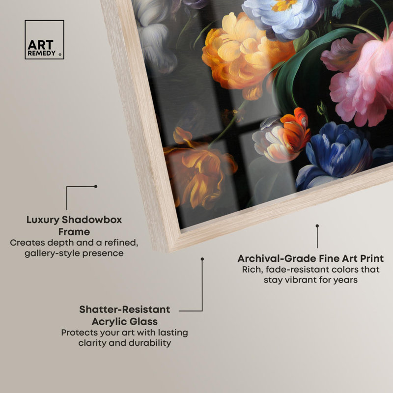 Art mural Aleia Baroque II, Crème, crème, H 25 po x l 21 po