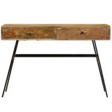 Frye Writing desk with Drawers Solid Mango Wood 110x50x76 cm