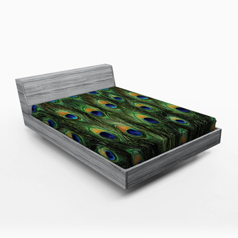 Microfiber Animal Print Fitted Sheet, Full Fitted Sheet