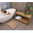 35.5" W Teak Shower Bench