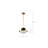 Vanek 1-Light Dimmable Steel Schoolhouse Pendant -1064094979-1064094978
