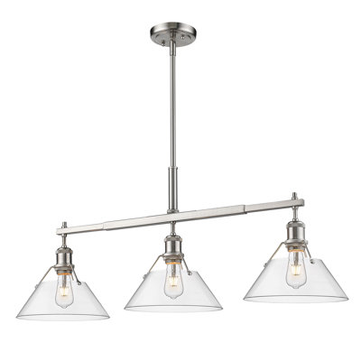 Weatherford 3 - Light Kitchen Island Pendant