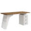 Bureau de direction 55 pouces Farmhouse, grand bureau d'ordinateur