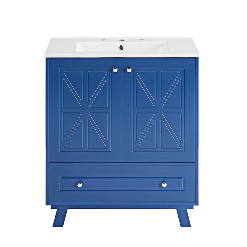 Modern Bathroom vanity, Bleu