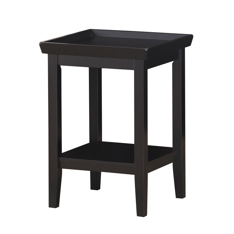 Gwen End Table, Black, Black