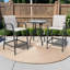 Ensemble de salle à manger pour terrasse en métal à hauteur de bar 28,74 po pour 2 personnes-400289775