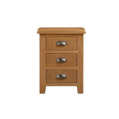 Howle 45cm W Solid + Manufactured Wood Bedside Table