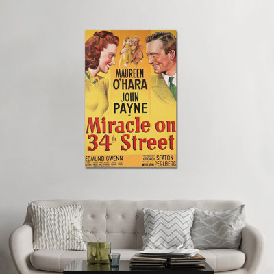 «Miracle On 34th Street», reproduction d'art sur toile encadrée