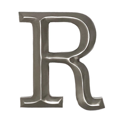 Heurtoir de porte lettre monogramme