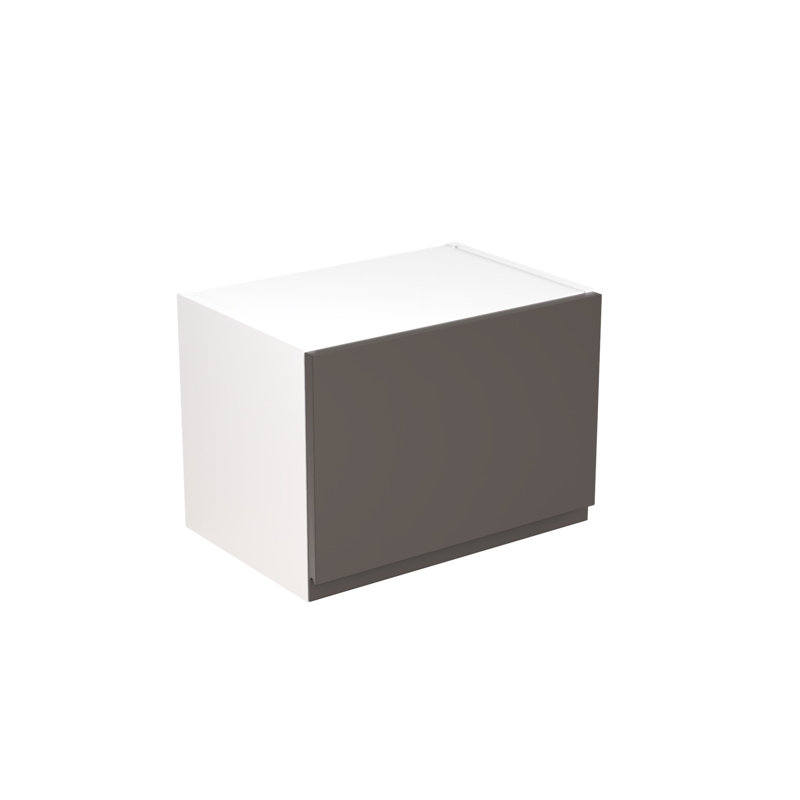 KitchenKit Flatpack J Pull Matt Wall Unit Bridge, 36cm H x 50cm W x 33cm D, Graphite