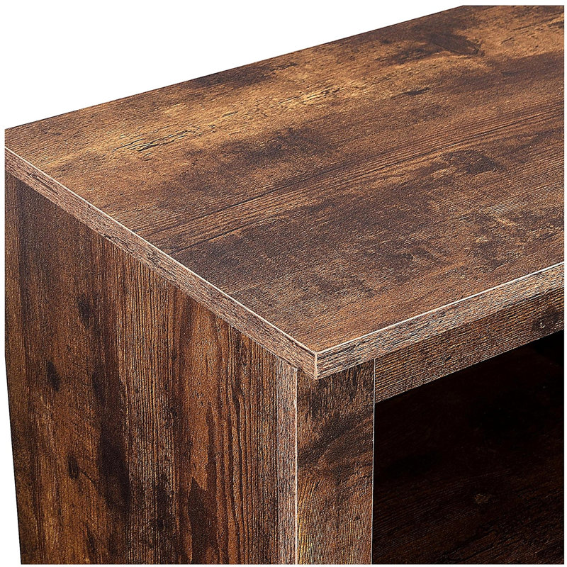 Buffet rustique brun avec rangement pour chaussures, Brun rustique