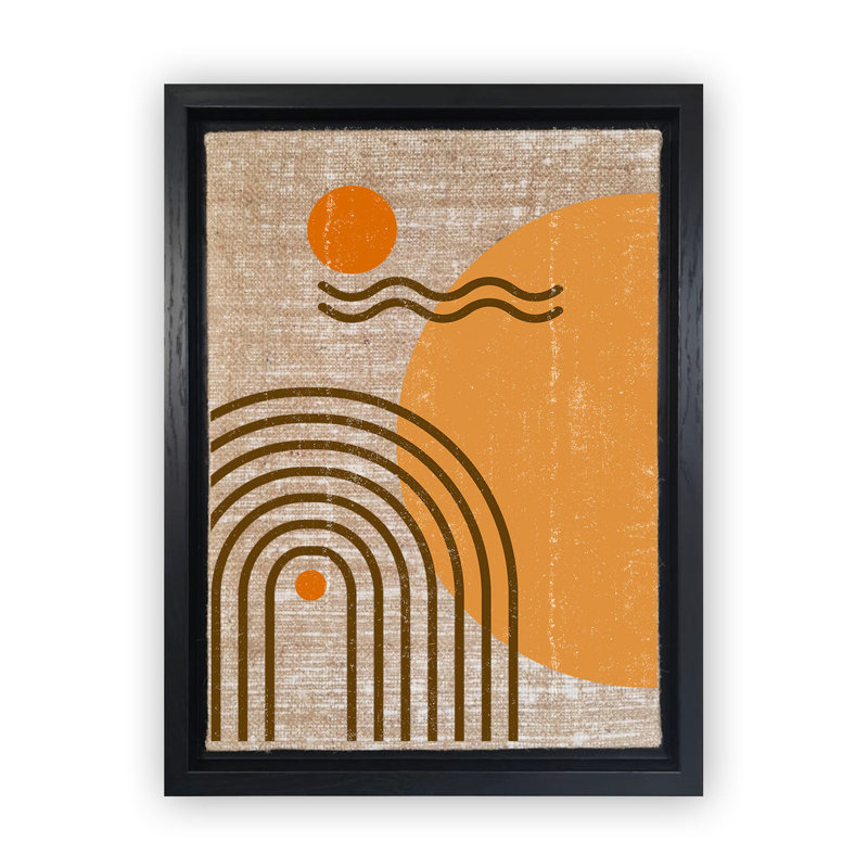 Peinture décorative sur toile, H 26 po x l 18,1 po, Noir