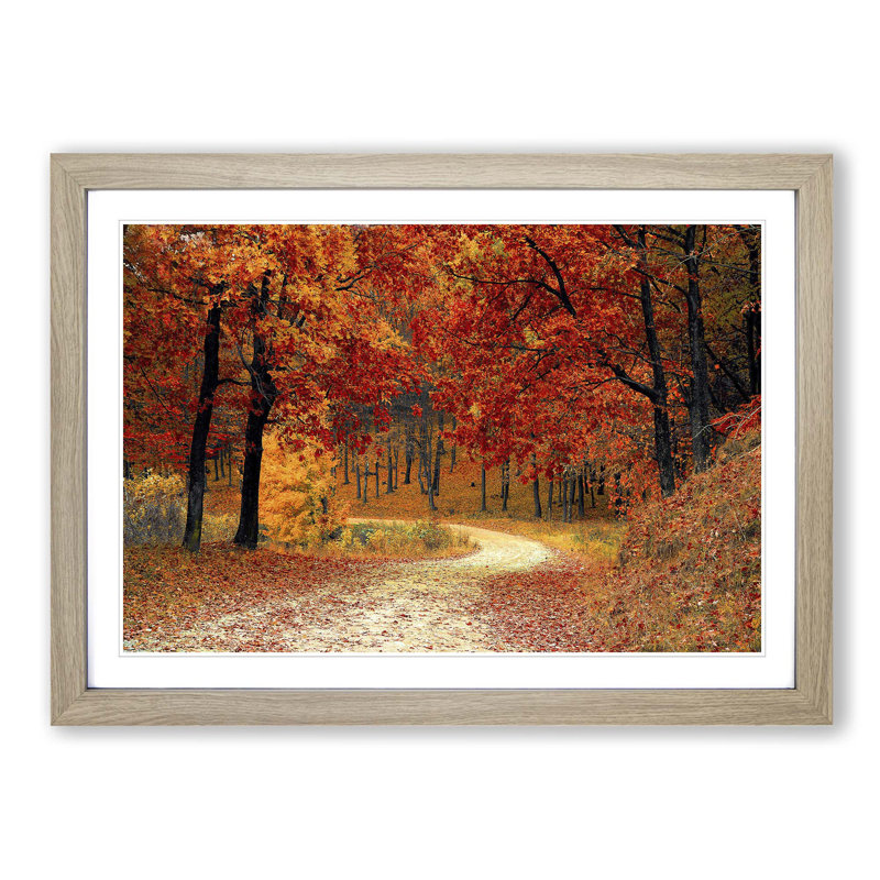 Single Picture Frame Print, Oak