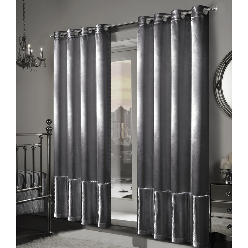 Blackout Curtain Pair, Navy, 140 W x 182 D cm