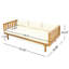 Lit de jour 3 places (beige)-219159293