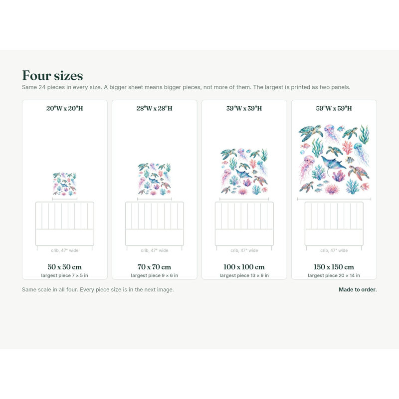 Wall Decals, 100 x 100 cm