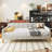 Upholstered Daybed with 4 Support Legs-1658182045-1658182040