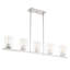 Luminaire suspendu linéaire à 5 lumières pour îlot de cuisine Raelyn-1407189136