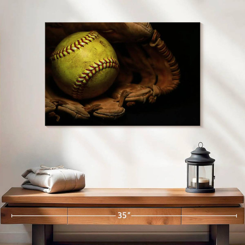 Softball et gant Sireci