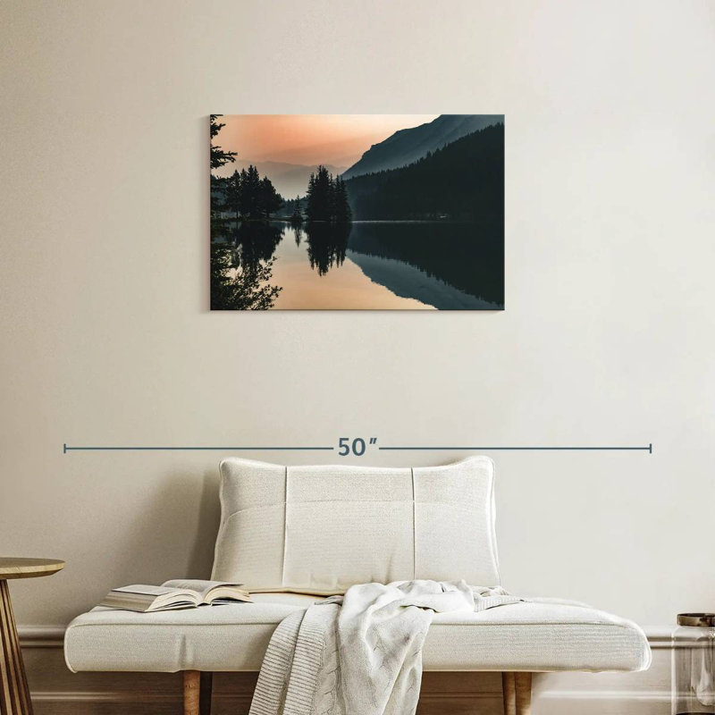 Cèdres sur le lac Banff, H 20 po x l 30 po
