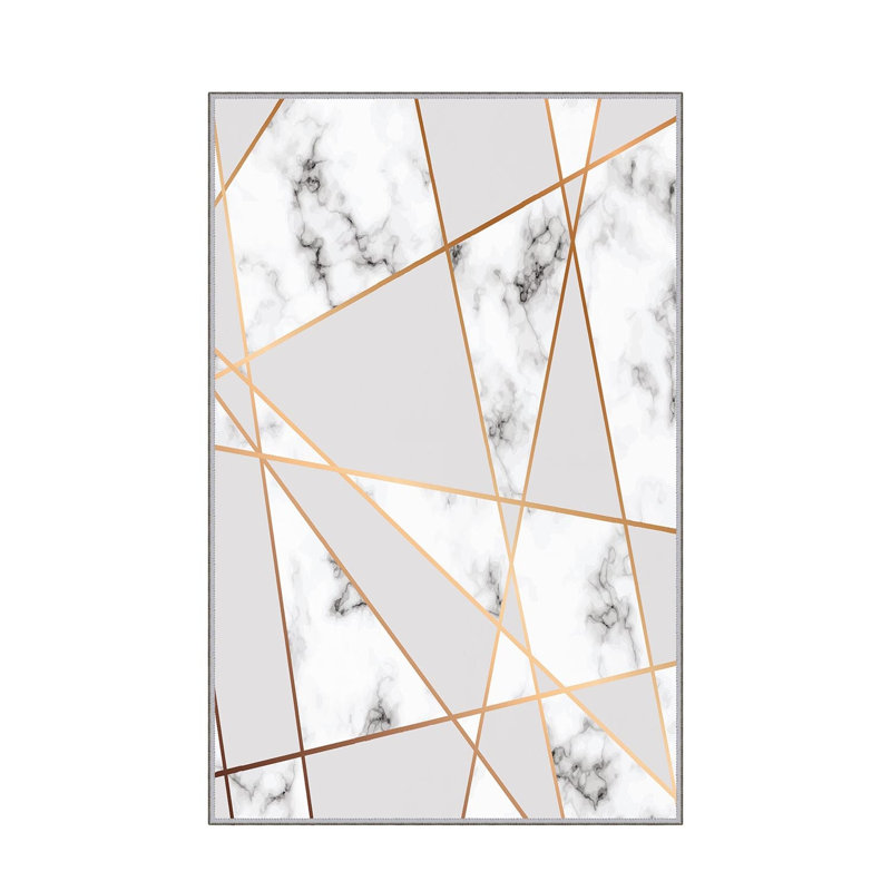 Premium Hall Carpet, 3D Digital Printed, 39.4 x 59.1 Inches | 100% Polyester, Antibacterial, Non-Slip Underside | Pile Height: 0.04 Inches, Machine Washable, Ideal for Living Room & Entryway Decor