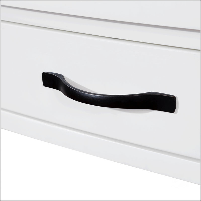 33.8'' Small Triangle Corner Table, Milk White