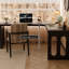 Bureaux noirs en bois massif en forme de L-1563418692-1563418699