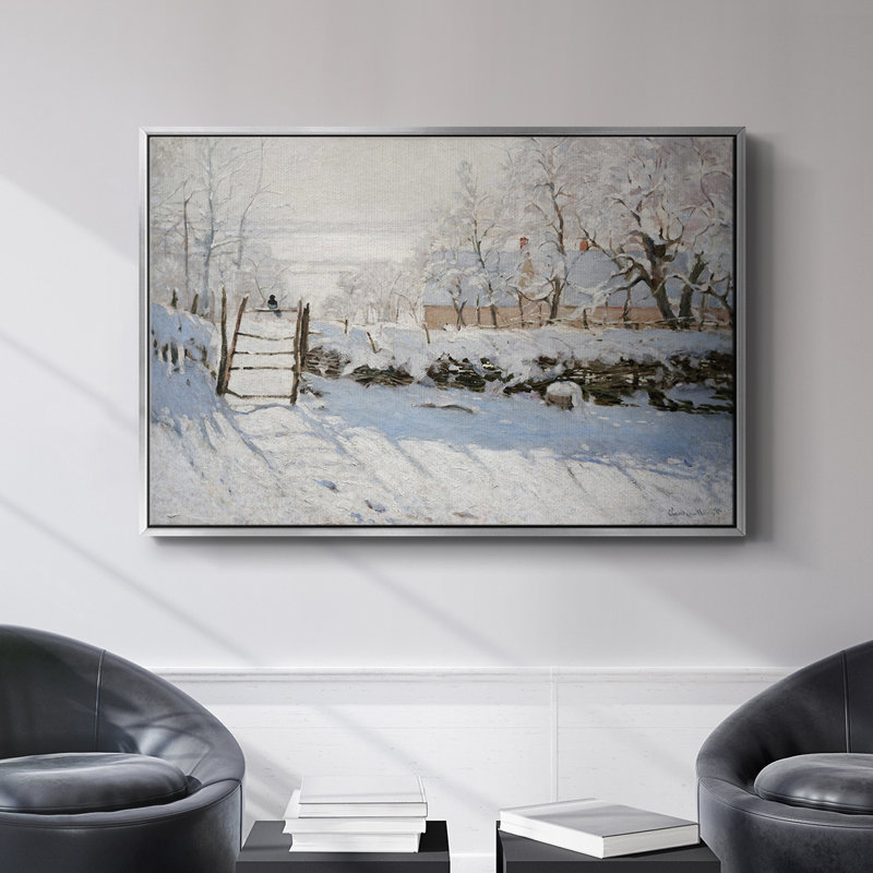«Vintage Landscape -CCLxxxix» sur toile, Argent, H 25 po x l 37 po