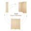 Cloison pliante en bois
