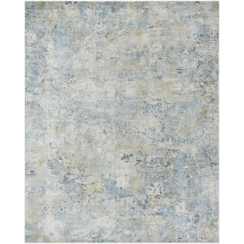 Amaurion Modern Machine Woven Area Rug, Rectangle 7'10" x 10'