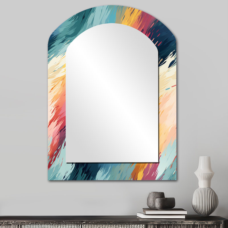 Miroir mural Mid-Century, 34 po x 25 po