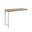 Bureau avec retour, finition brune