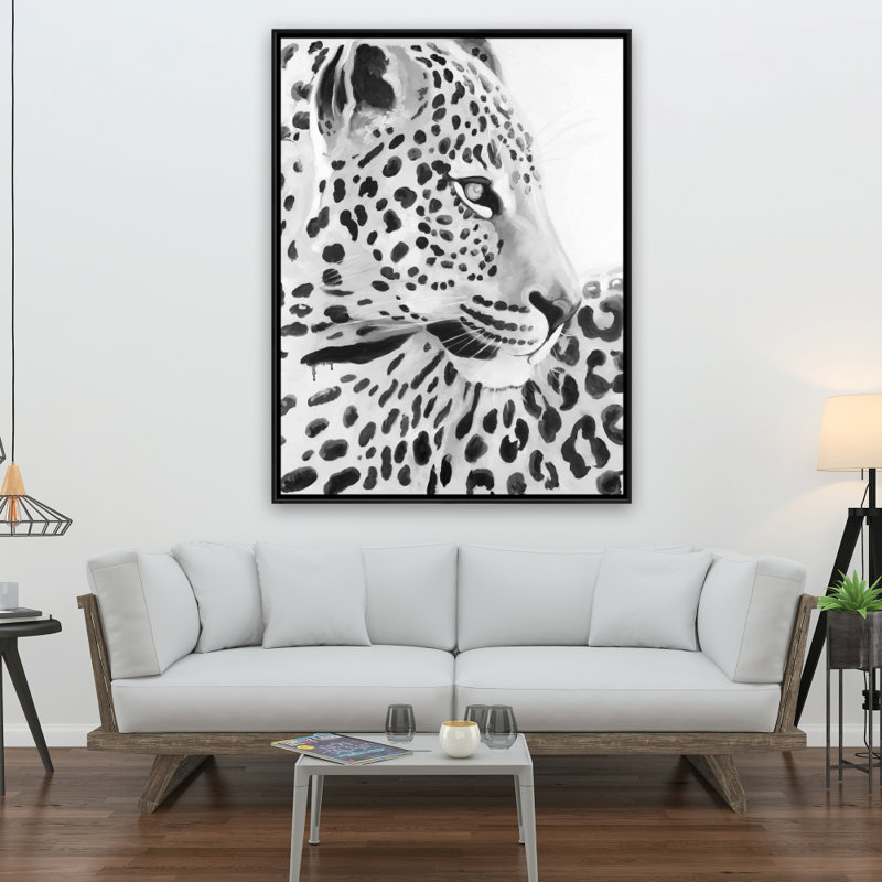 Beautiful Leopard Print On Canvas