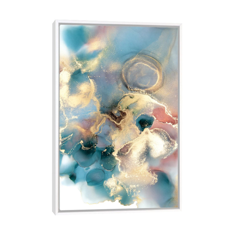 « Never Alone » par Jamie Pomeranz, reproduction d’art, Pas de tapis, H 40 po x l 26 po x P 1,5 po, Toile blanche encadrée
