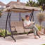3 Person Porch Swing with Canopy