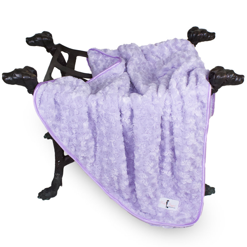 Couverture pour chien Rosebud, 34 po x 29 po, Lilas