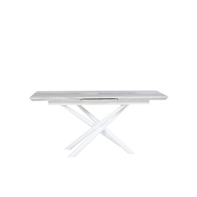 Rudchester Extendable Metal Base Dining Table