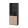 Embrie 6 Shelf Bookcase With 2 Doors, Home Office Storage